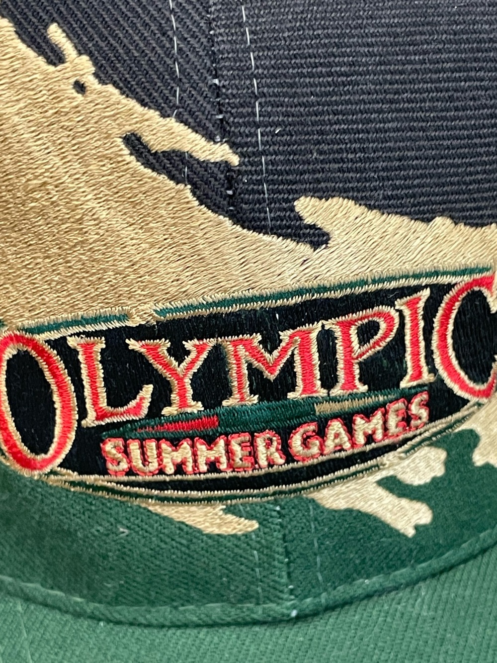 1996 Logo Athletic Olympic Summer Games Atlanta, Gold Splash Snapback Cap - Picture 10 of 10
